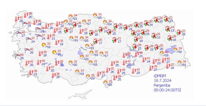 Samsun ve Ordu için uyarı! Aman bu saatlere dikkat 31